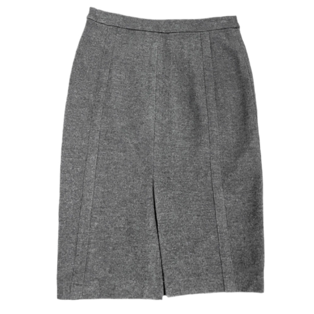ANTHROGOLOGIE Shades of Grey by Micah Cohen Front Zipper Gray Pencil Skirt Small - Picture 12 of 13